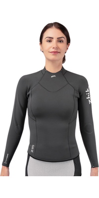 2026 Zhik Womens SuperwarmA Performance Wetsuit Top DTP-1130 - Dark Grey